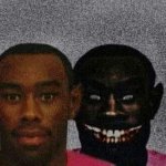 Tyler the creator with demon behind him