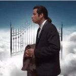 Travolta in Heaven meme