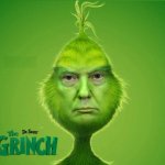 Grinch Christmas President Trump meme