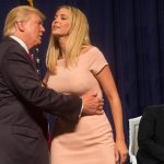 Trump touches Ivanka while Putin looks on