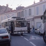 Two old buses in Marseille