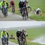 Cycling in the wind