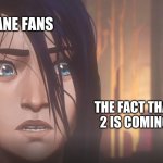 Arcane Shower Scene | ARCANE FANS; THE FACT THAT SEASON 2 IS COMING IN 2023 | image tagged in arcane shower scene | made w/ Imgflip meme maker
