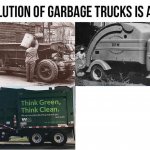 Garbage truck evolution