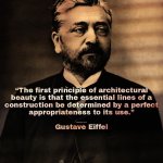 Gustave Eiffel quote