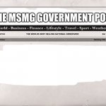 MSMG Government Post meme