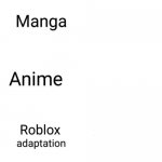 Manga Anime Roblox Adaptation