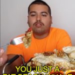 You Just A Fat Beach Whale | MY BROTHER: *EATING 2 PIECES OF CAKE*
ME: | image tagged in you just a fat beach whale,memes,funny,fun,relatable,memenade | made w/ Imgflip meme maker