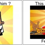 He got his afro back! | him; him | image tagged in this is them now,captain underpants,supa strikas,afro | made w/ Imgflip meme maker