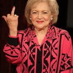 Betty White Finger