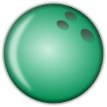 Bowling ball vector