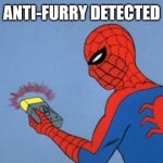 Anti-furry detected meme