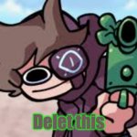 Delet this | Delet this | image tagged in sticky with a gun,memes,delet this | made w/ Imgflip meme maker
