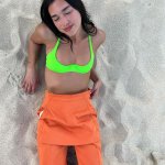 Dua Lipa beach