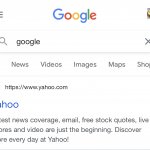 Google is yahoo