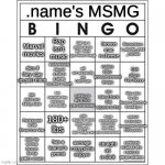 .name's MSMG bingo