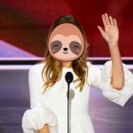 Sloth Melania Trump meme