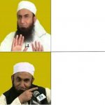 Maulana Tariq Jameel Drake Hotline Bling Meme template