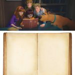 Scooby Doo Entire Gang Reading Open Book