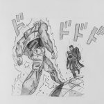 Dio vs Jotaro (drawing by Vaunce)