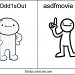I swear these people copy off TomSka’s creation.. | TheOdd1sOut asdfmovie guy | image tagged in totally looks like,asdfmovie,story time youtuber,theodd1sout,youtube,memes | made w/ Imgflip meme maker