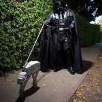 Darth Vader walking  AT-AT