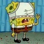 Spongebob underwear on head template
