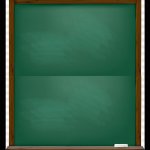 blank green board template