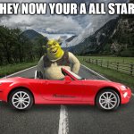 Long road | HEY NOW YOUR A ALL STAR | image tagged in long road | made w/ Imgflip meme maker