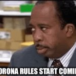 Over Covid | WHEN CORONA RULES START COMING BACK | image tagged in gifs,covid-19,covid,coronavirus,enough already | made w/ Imgflip video-to-gif maker
