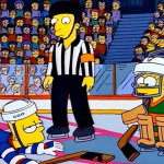 Simpsons Hockey No Bodies