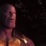 Thanos Finally Resting GIF Template