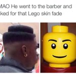 Lego man came to town