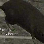 Halo 3 Rat | Halo 3 rat to make your day better | image tagged in halo 3 rat | made w/ Imgflip meme maker