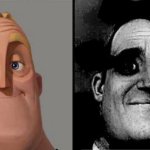 Mr Incredible Uncanny meme