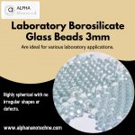 Laboratory borosilicate glass beads 3mm