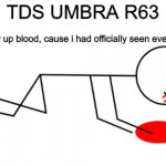 dear god... | TDS UMBRA R63 | image tagged in i threw up blood cause i had officially seen everything,tds,tower defense simulator | made w/ Imgflip meme maker