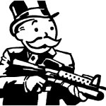 Mr. Monopoly Gets A Gun