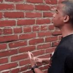 Man talking to wall GIF Template