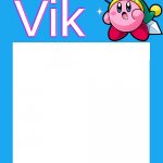 Vik's  Kirby Temp meme