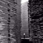 A lumberyard in Seattle