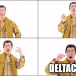 Covid transformers | DELTA                                                                                                                                                                                                                              OMICRON; DELTACRON | image tagged in pineapple pen,covid,meme | made w/ Imgflip meme maker