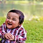 laughing toddler