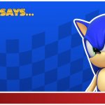 Sonic Says...