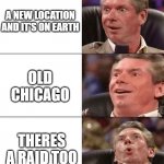 Destiny 2 What If DLC Content | NEW DLC FOR DESTINY2; A NEW LOCATION AND IT'S ON EARTH; OLD CHICAGO; THERES A RAID TOO; IT'S IN THE RUINS OF AREA 51 | image tagged in chair lean back,destiny | made w/ Imgflip meme maker