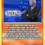 Stinks card
