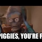 Bad piggy | BAD PIGGIES, YOU’RE FIRED! | image tagged in gifs,mars attacks,piggy,you're fired | made w/ Imgflip video-to-gif maker