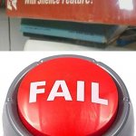 Smoke alarm with silence feature | image tagged in fail red button,memes,funny,you had one job,you had one job just the one,alarm | made w/ Imgflip meme maker
