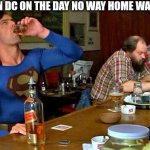 The guys in dc on the day no way home was released | THE GUYS IN DC ON THE DAY NO WAY HOME WAS RELEASED | image tagged in drunk superman,drunk,dc comics,marvel,no way home,spider man | made w/ Imgflip meme maker