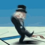 Monopoly dancing GIF fast